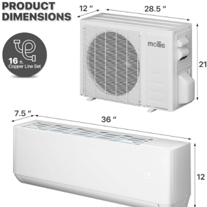 mollie Aire acondicionado mini split de 12000 BTU