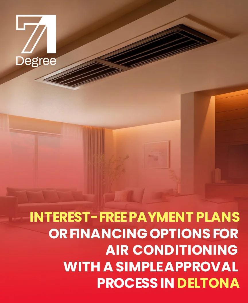 Interest-free payment plan for air conditioning installation in Deltona from Degree 71